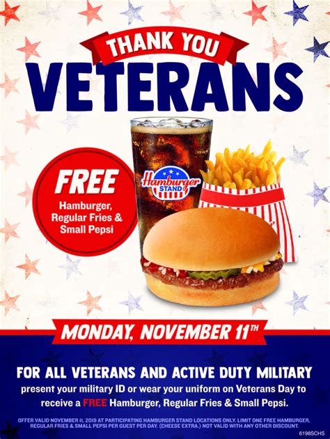 Free Food for Veterans Day