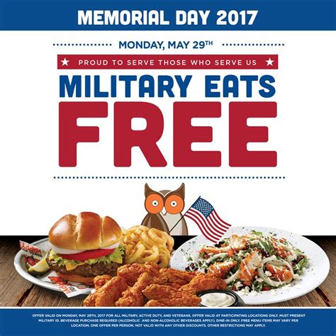 Free Food for Veterans Day