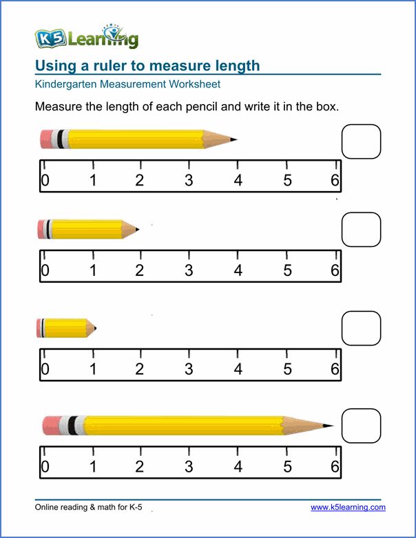 Free Interactive And Printable Measurement Worksheets