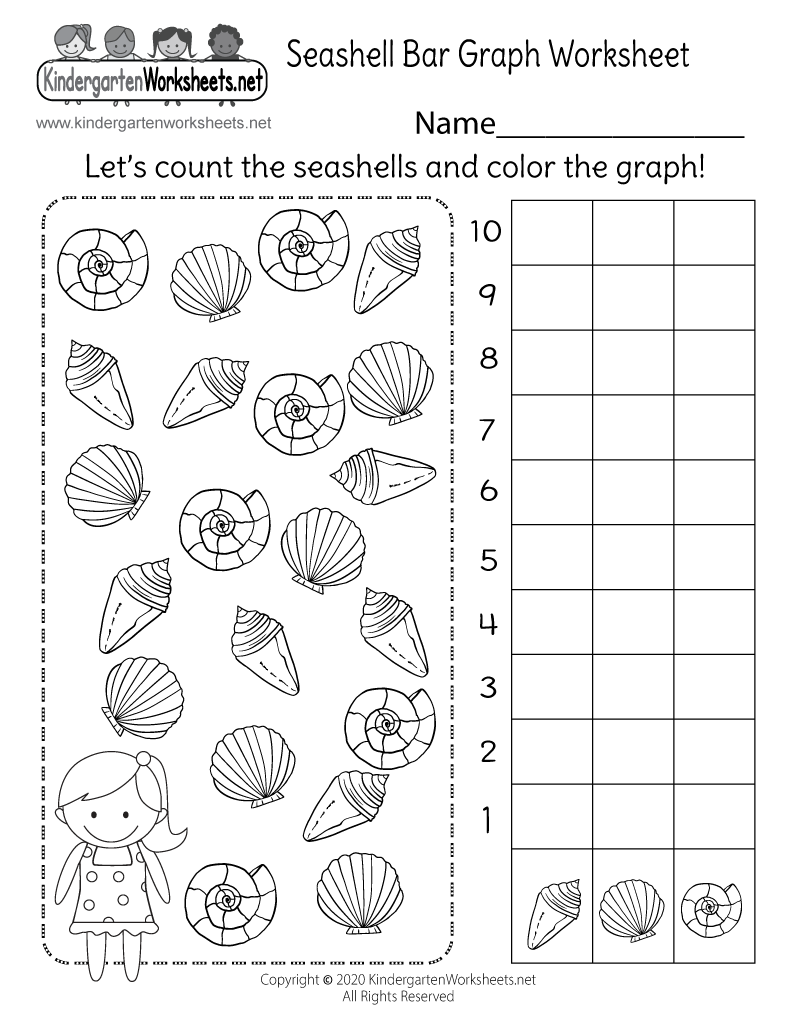 Free Kindergarten Graphing Worksheet Kindermommacom Line Graph