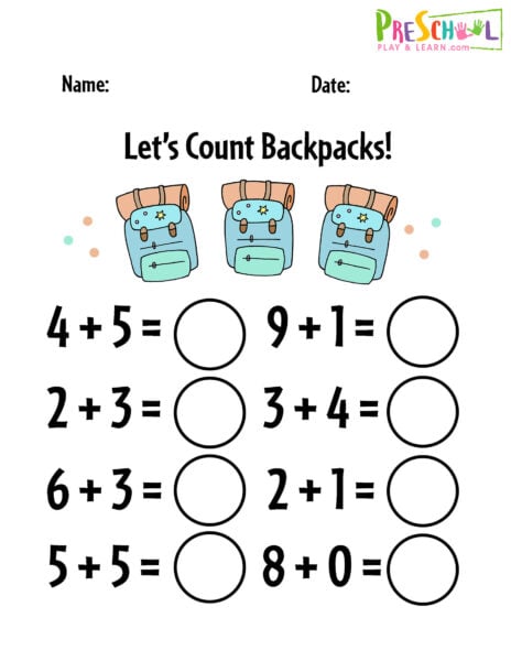 Free Kindergarten Math Addition Let Amp 39 S Make 10 Worksheet Free Worksheets Free4classrooms