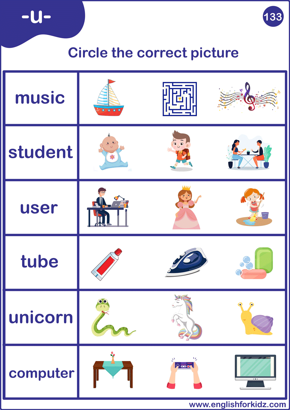 Free Long I Sound Worksheet Myteachingstation Com