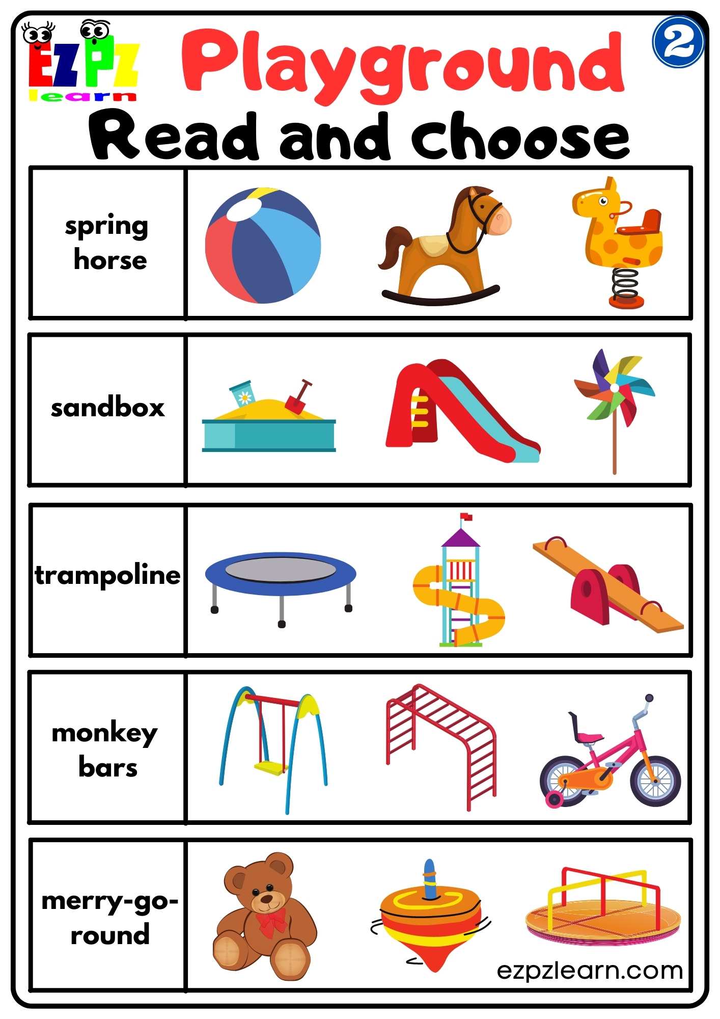 Free Perimeter Playground Activity Page Worksheet Second Grade