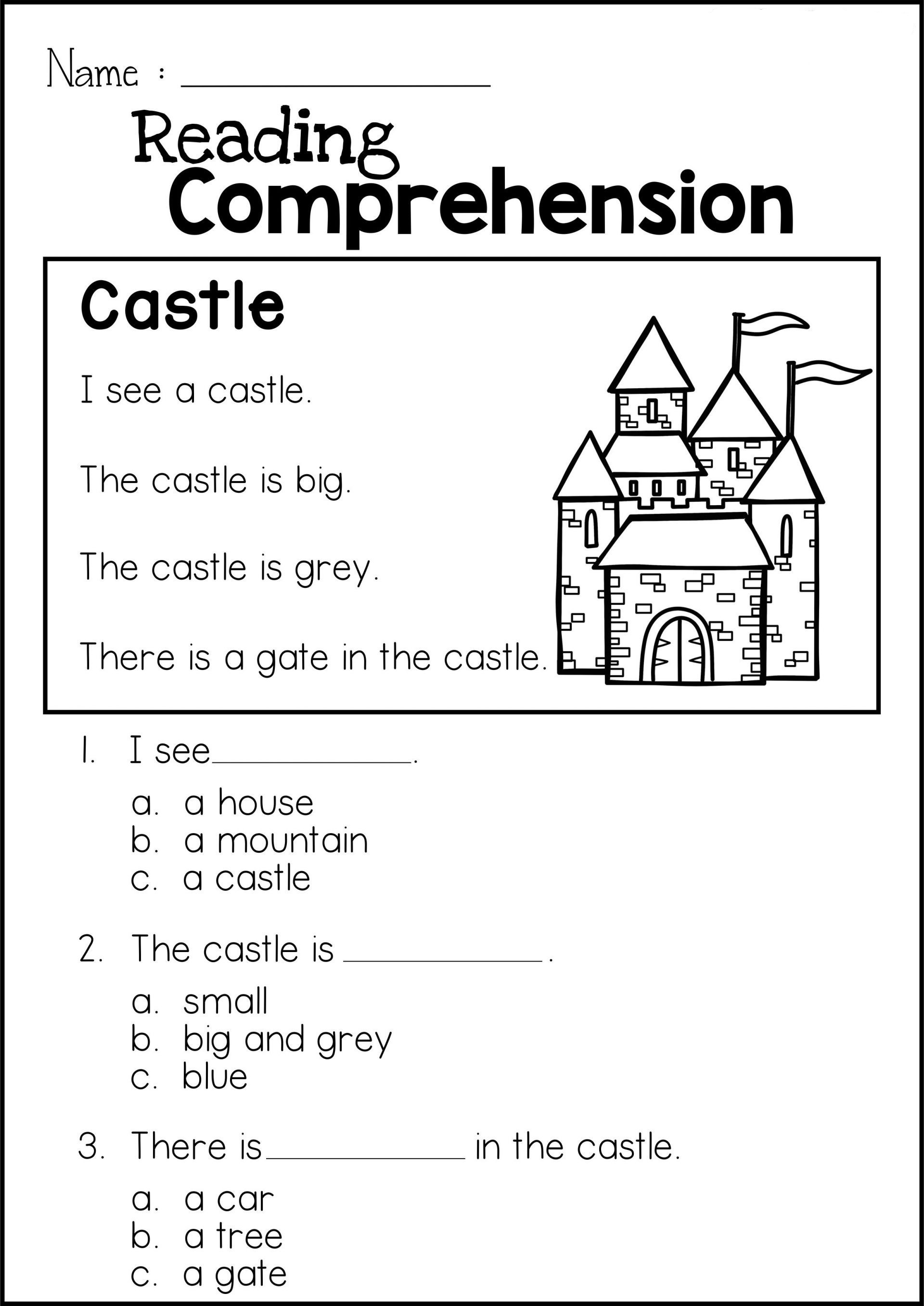 Free Printable 1St Grade Reading Worksheets