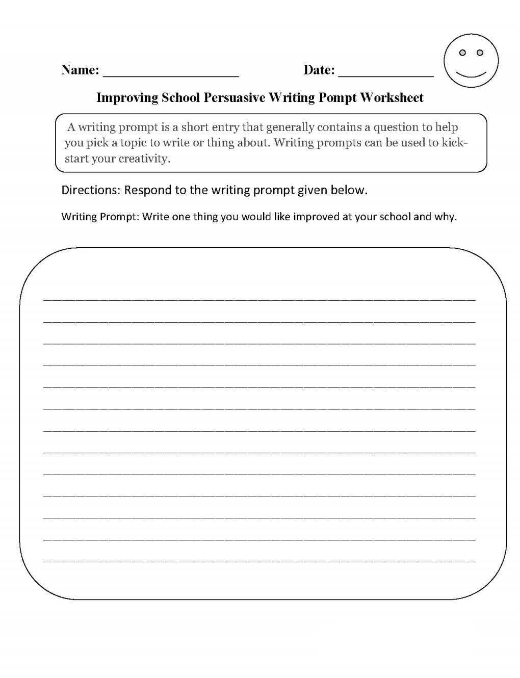 5 Fun, Free 3rd Grade Writing Worksheets