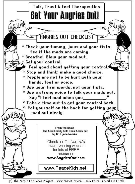 Free Printable Anger Management Worksheet A Letter To My Anger Worksheet