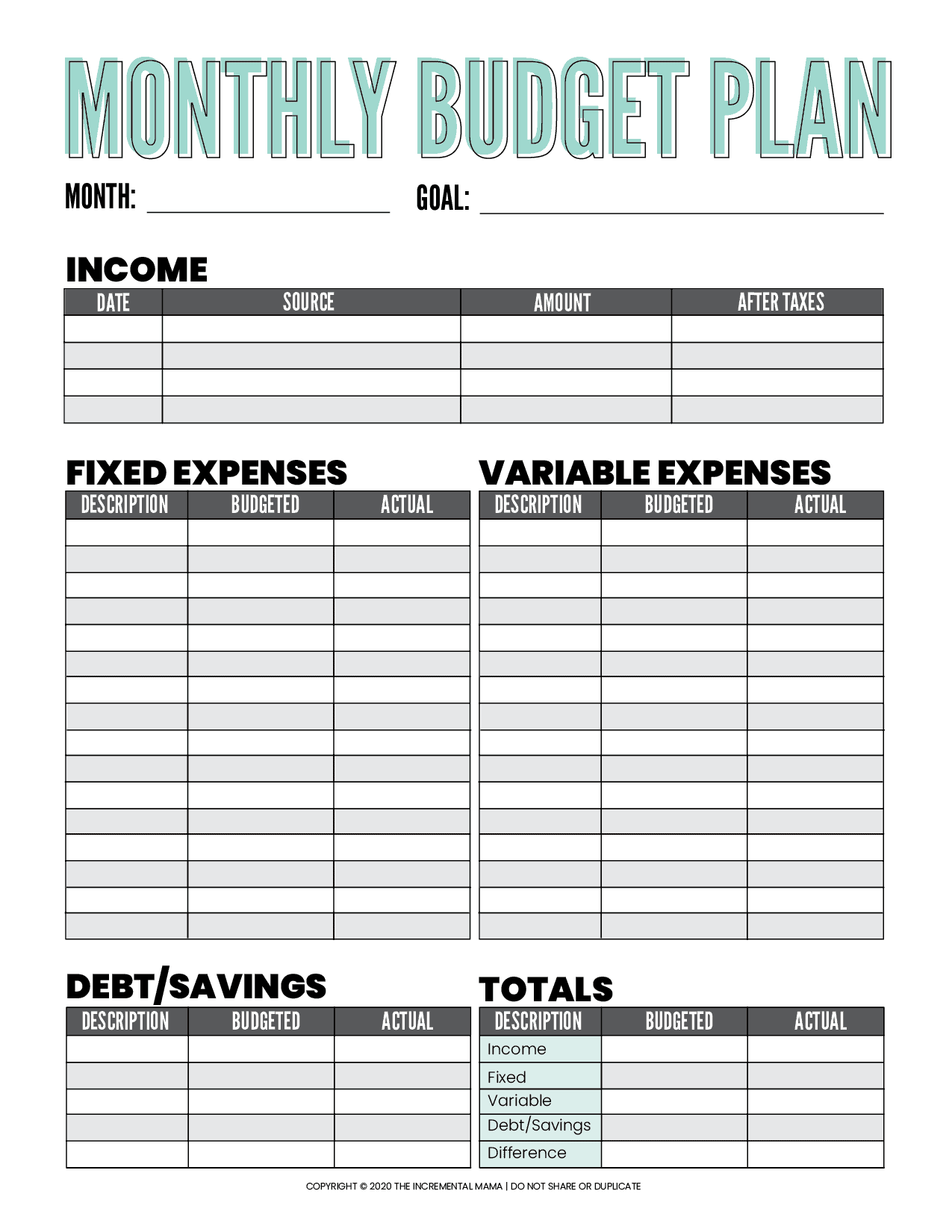 Free Printable Budget Worksheet Printable Budget Worksheet Budgeting