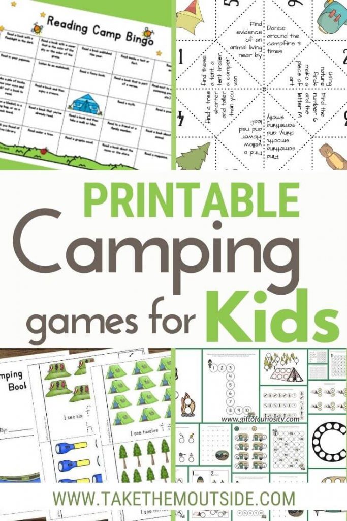 Free Printable Camping Worksheets For Second Grade