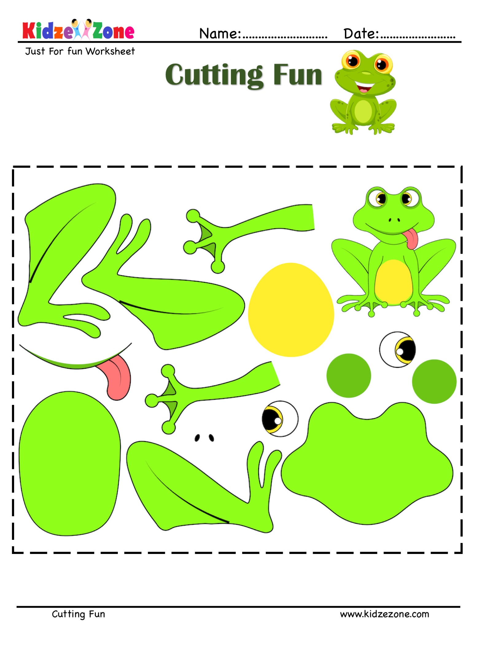 Free Printable Frog Worksheets