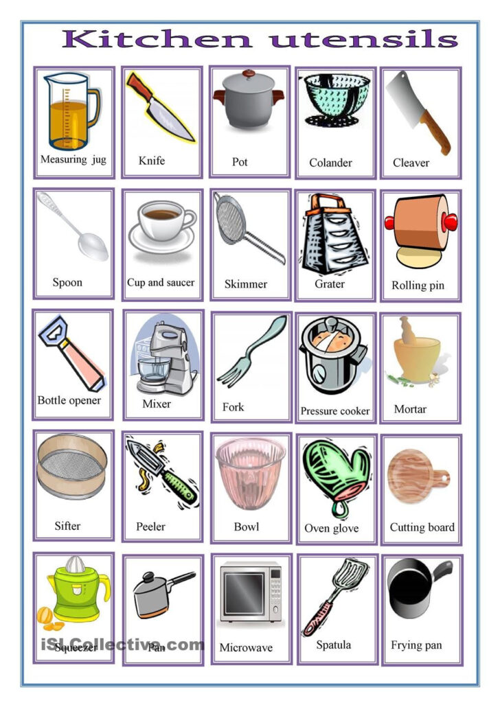 Free Printable Kitchen Safety Worksheets