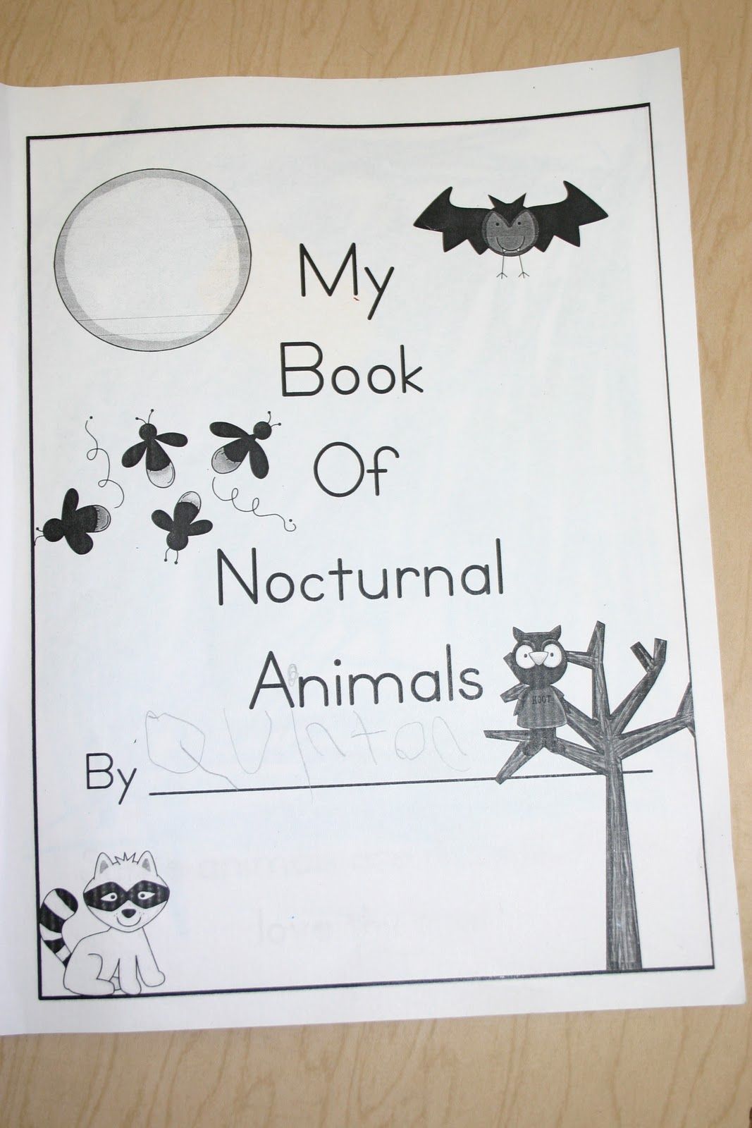 Free Printable Nocturnal Animals For Kids Worksheets To Help Preschool