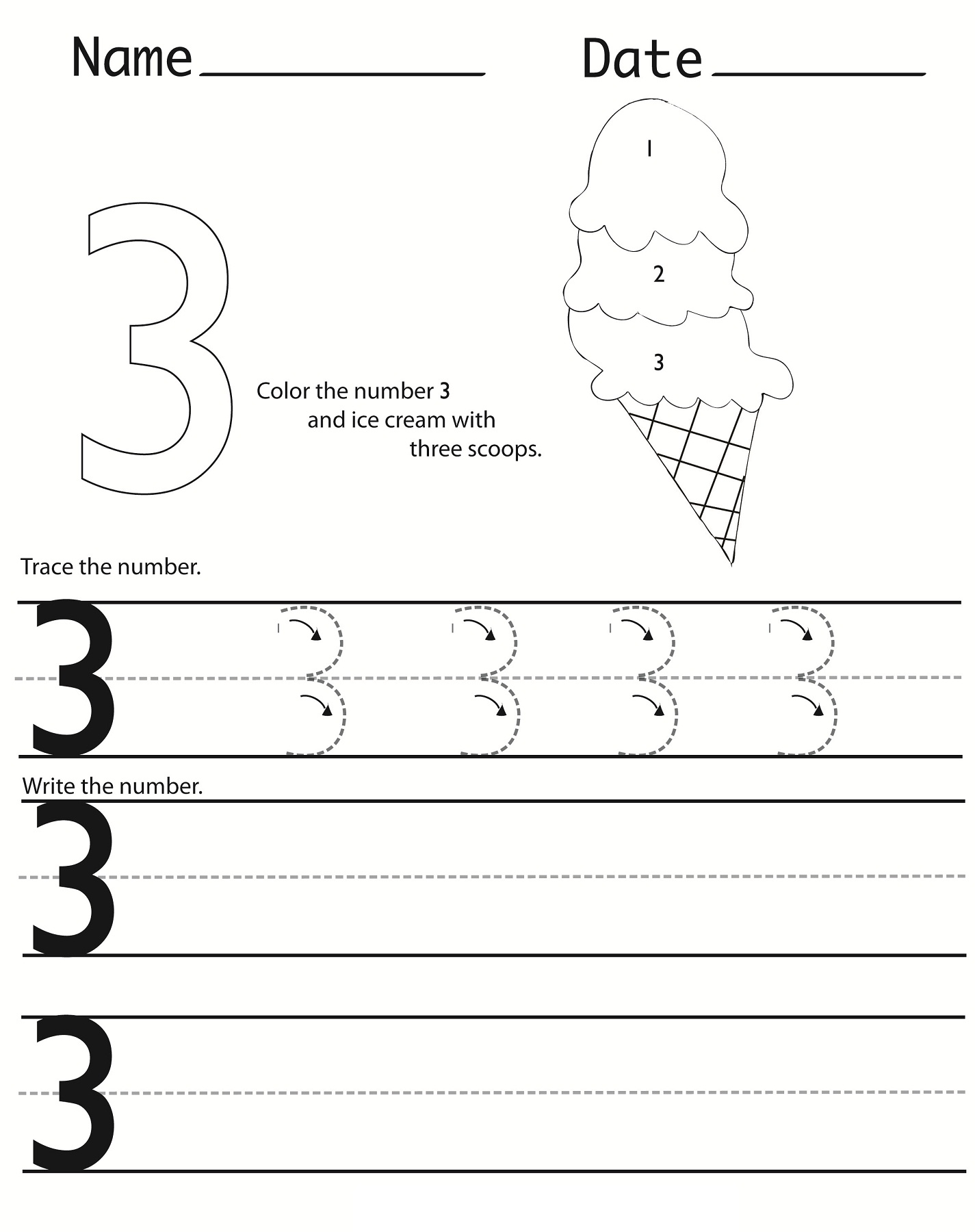 Free Printable Practice Writing Numbers 1 20 Free Printable Templates