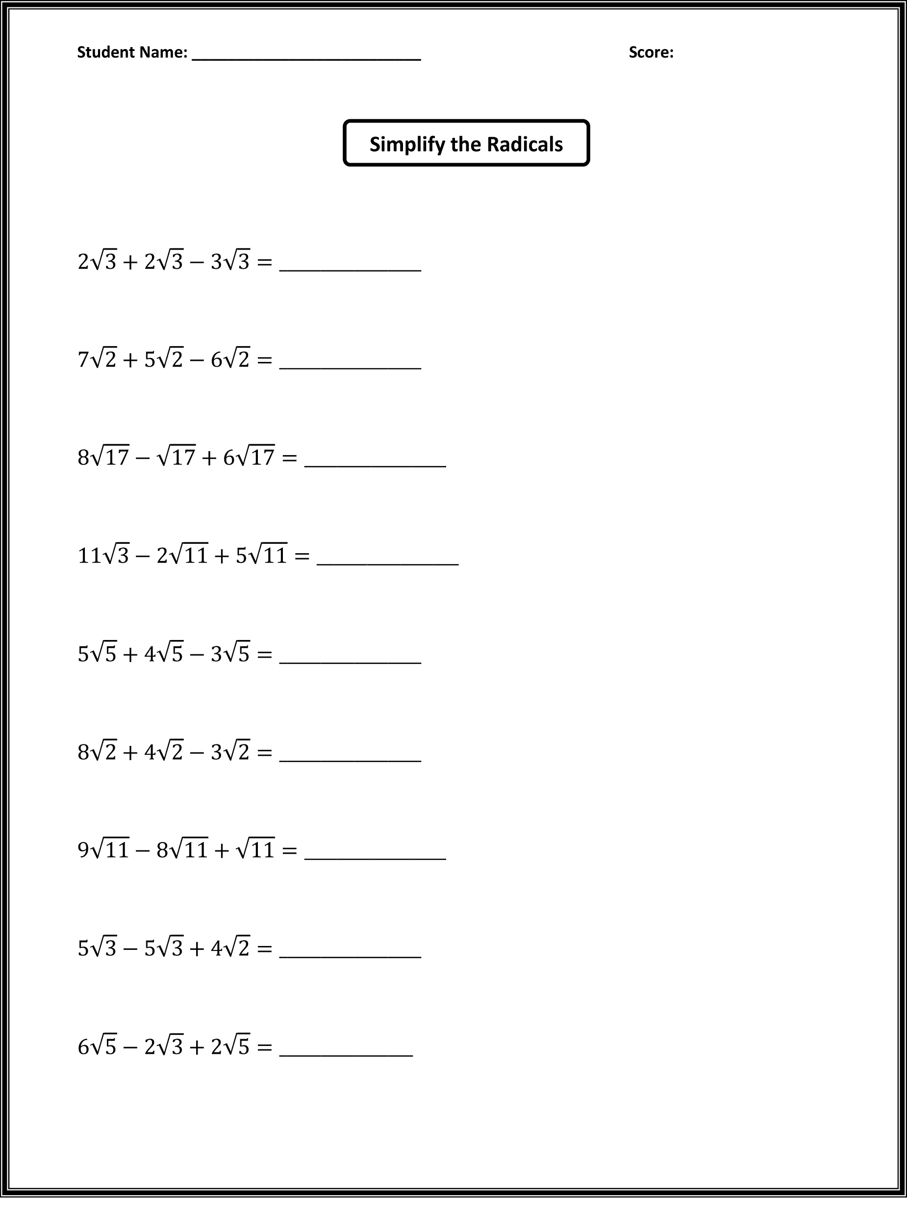 Free Printable Worksheets 6Th Grade Math Letter Worksheets