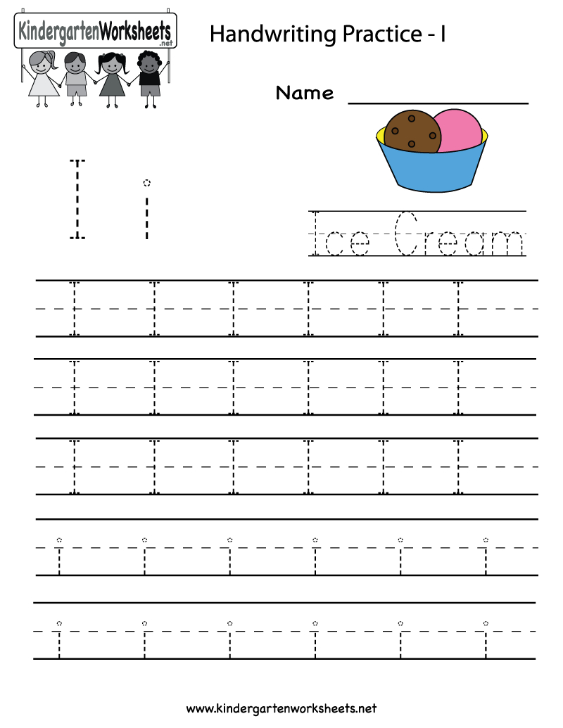 Free Printable Writing Sheets Kindergarten