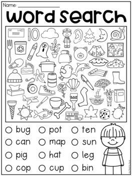 Free Short Vowel Cvc Worksheets By My Teaching Pal Tpt Worksheets