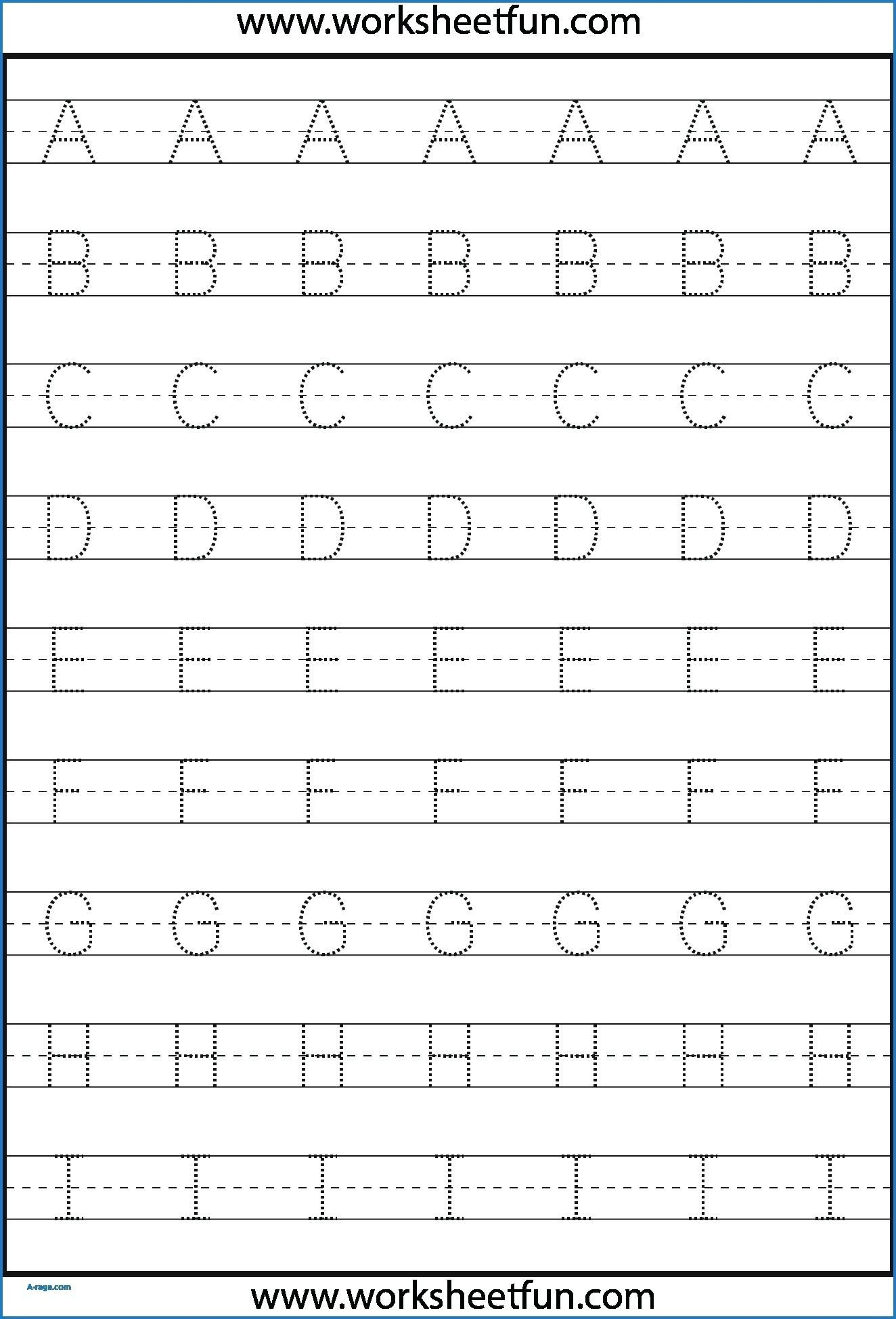 Free Tracing Worksheets For Kindergarten Printable Kindergarten Worksheets