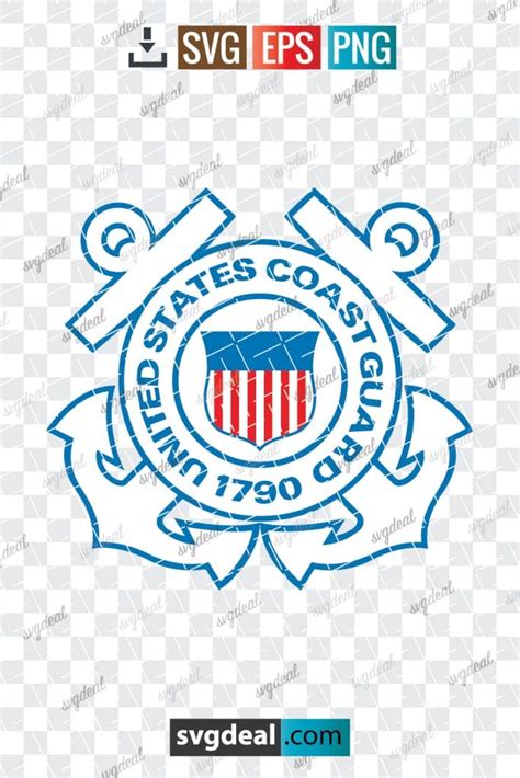 Free Us Coast Guard Logo Svg Png Svgdeal Com