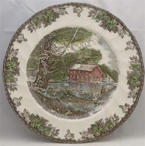 Friendly Village The Made In England Backstamp Large Dinner Plate By Johnson Brothers