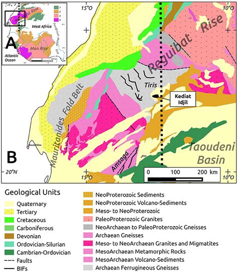 Frontiers Iron Formations As The Source Of The West African Magnetic Crustal Anomaly