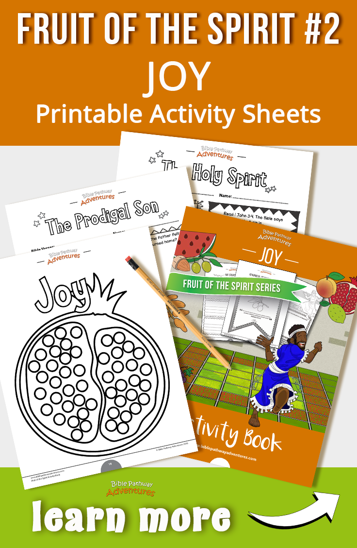 Fruit Of The Spirit Worksheets For Kids Joy