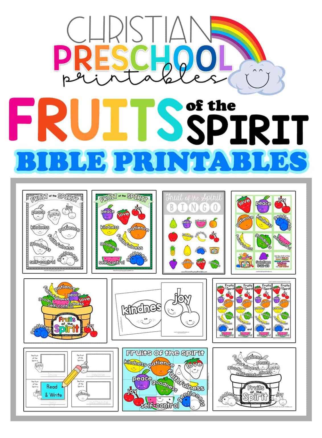 Fruit Of The Spirit Worksheets Studying Worksheets