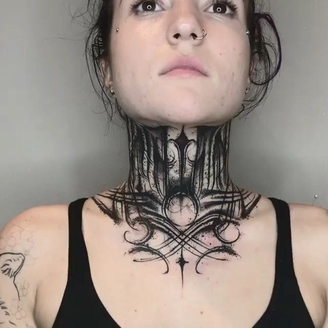 5 Full Neck Tattoo Ideas