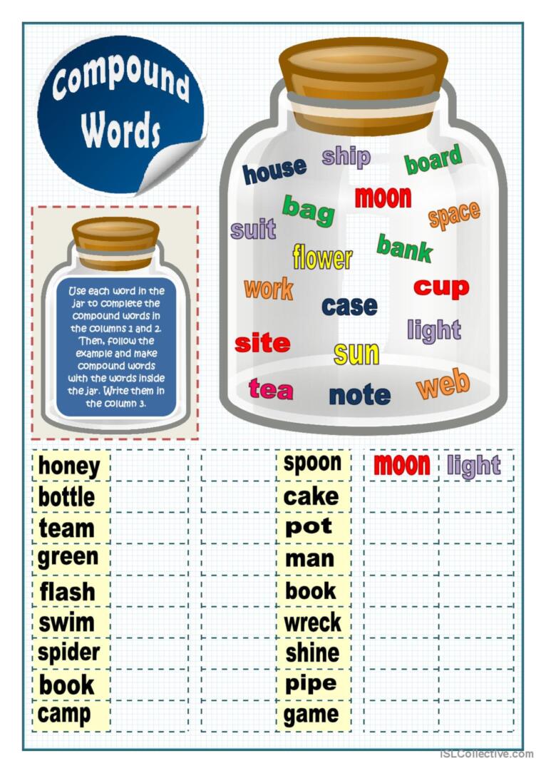 Fun Compound Words Worksheets And Activities For Your Ks1 Classroom