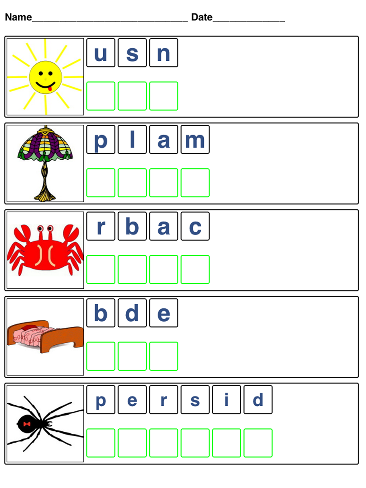 Fun Free Printable Word Games For Kids