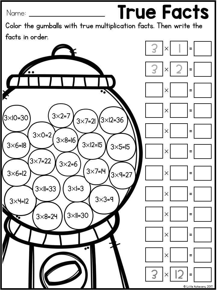 Fun Multiplication Practice Worksheets Free Printable