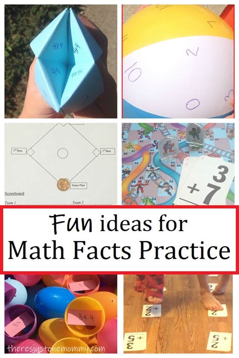 Fun Ways To Practice Math Facts At Home There Amp 39 S Just One Mommy