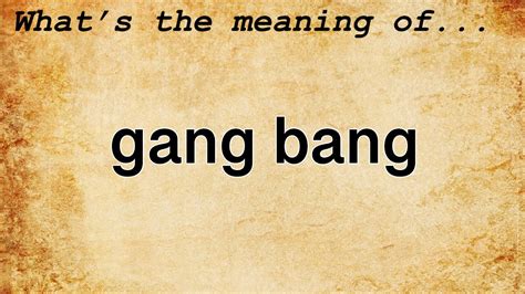 5 Gang Banger Facts