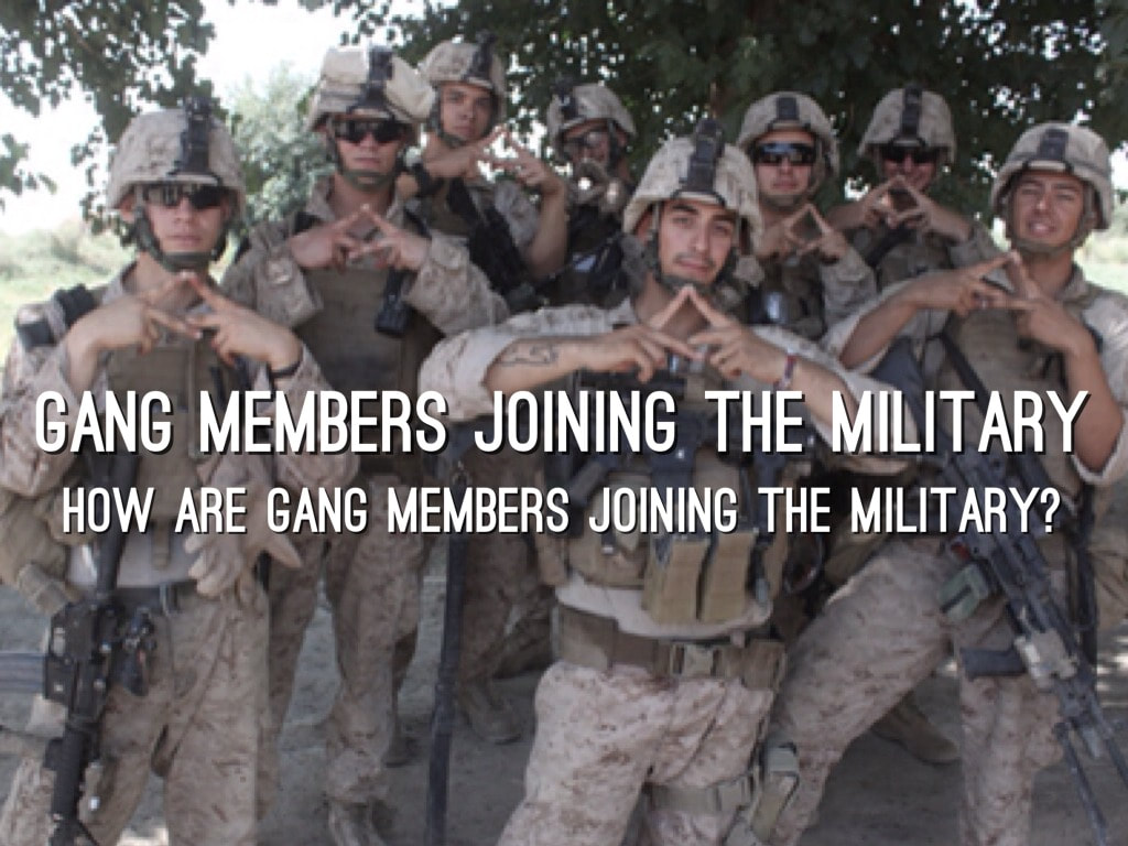 Gangs In The Military