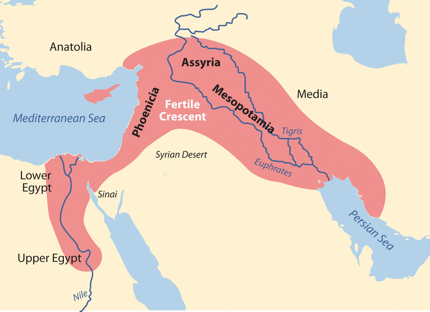 Geography Of The Fertile Crescent Hw 1 Interactive Worksheet Edform