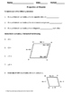 Geometry Worksheet Rhombi By My Geometry World Tpt