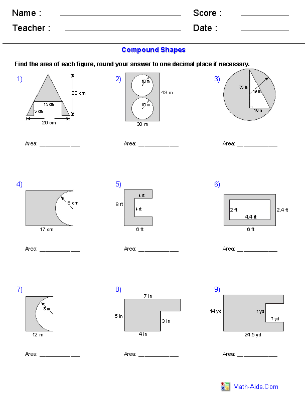 Geometry Worksheets Area And Perimeter Worksheets Geometry Worksheets Perimeter Worksheets