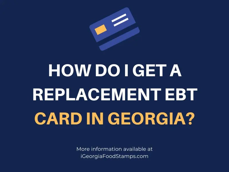 Georgia Ebt Card Food Stamps Ebt