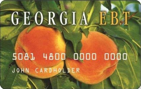 Georgia Ebt Card Snap Benefits