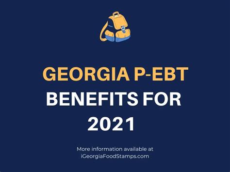 Georgia P Ebt For 2020 2021 School Year Georgia Food Stamps Help