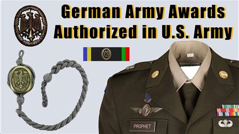 German Army Airborne Marksmanship Proficiency Badges Authorized For Wear On The U S Army