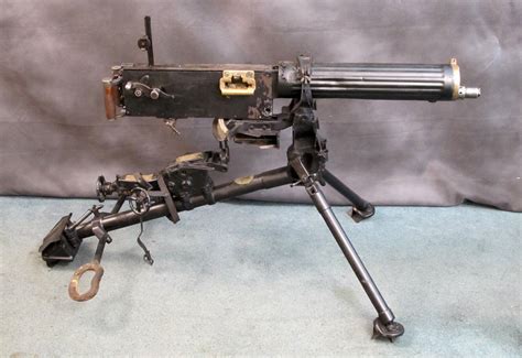 German Wwi Capture Russian 1905 10 Maxim Gun On Mg08 Mount One Of A Kind International