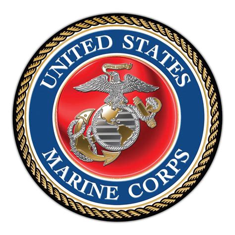 Giant Size Magnet United States Marine Corp Official Seal Usmc