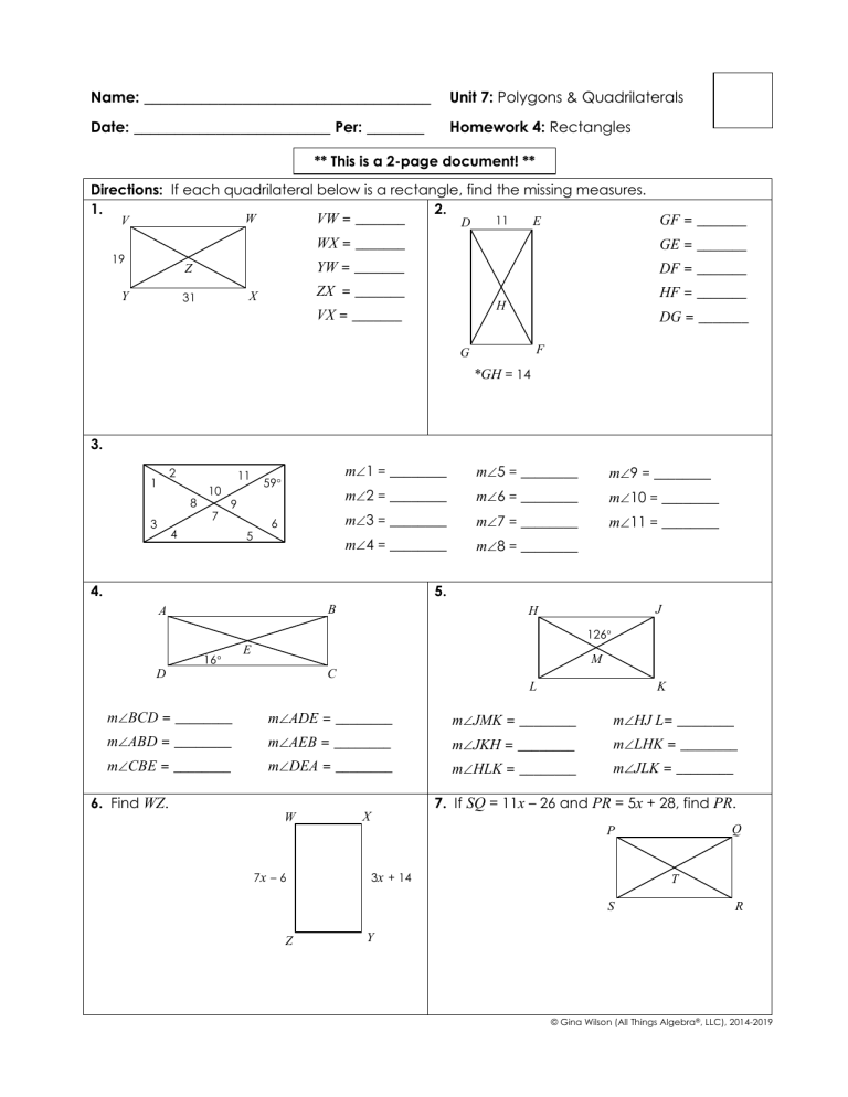 Gina Wilson Math Worksheets Answers Revealed Here