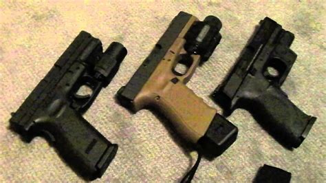 Glock Vs Springfield Xd Vs Smith And Wesson M P Youtube