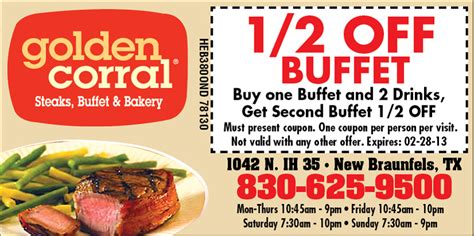 Golden Corral Coupon Codes