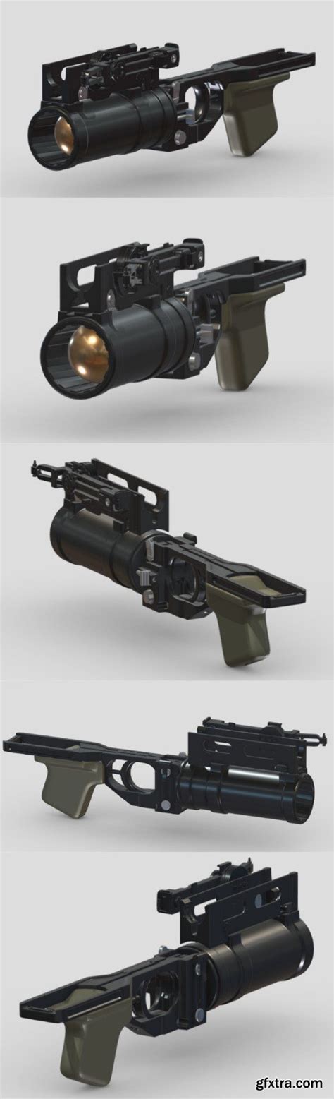 Gp 25 Grenade Launcher 3D Gfxtra