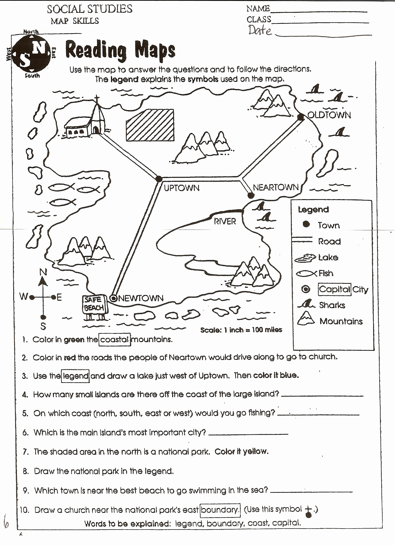 Grade 3 Social Studies Worksheets