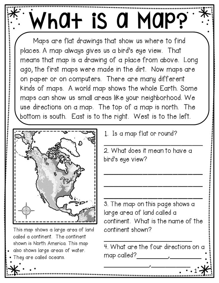 Grade 4 Geography Map Skills Worksheets