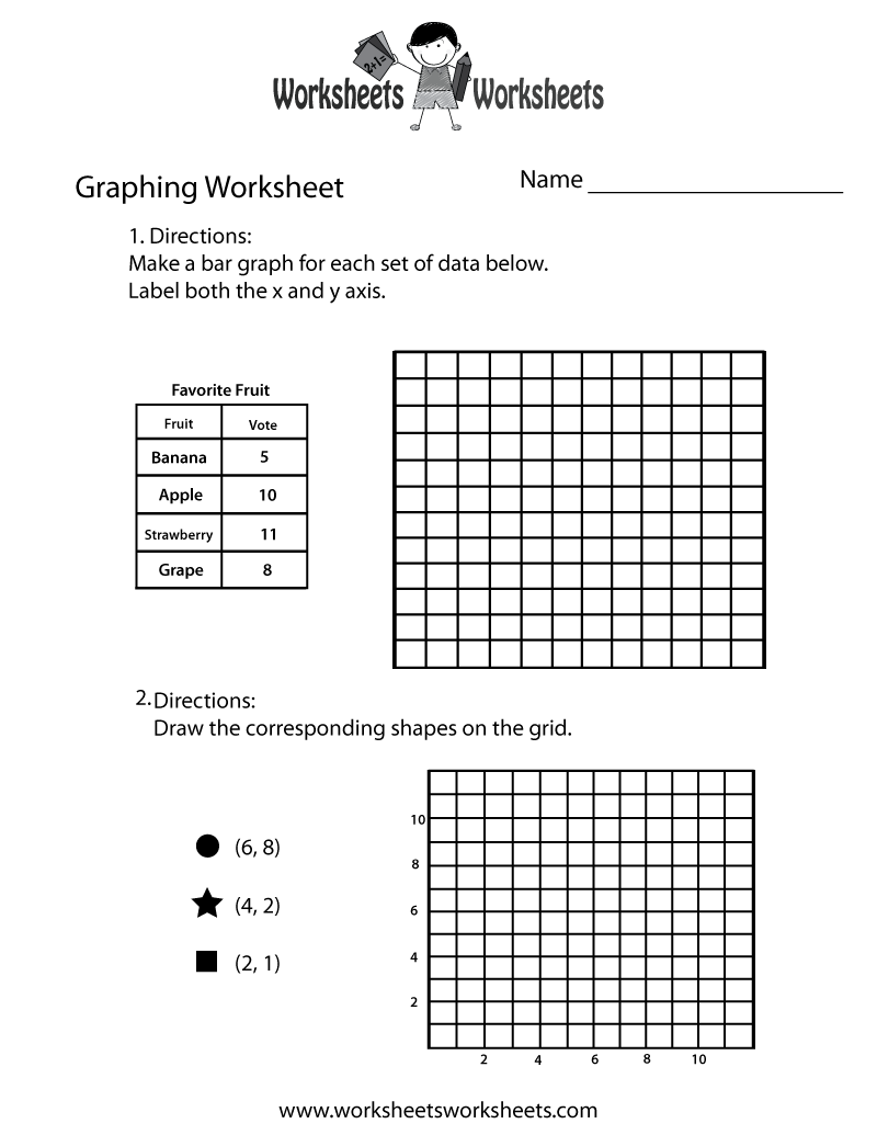 Graph Worksheets Learning To Work With Charts And Graphs