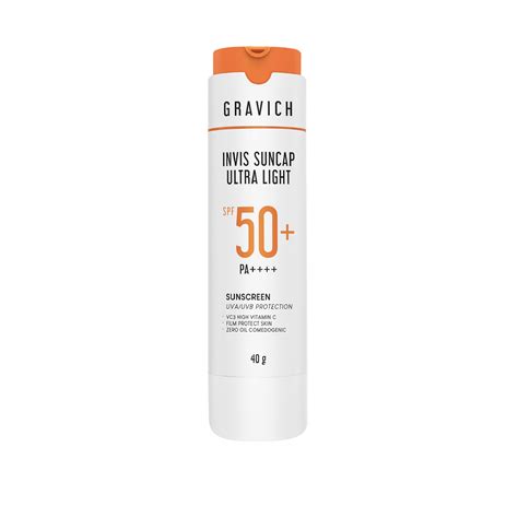 Gravich Invis Suncap Ultra Light Sunscreen Spf50 Pa Ingredients Explained