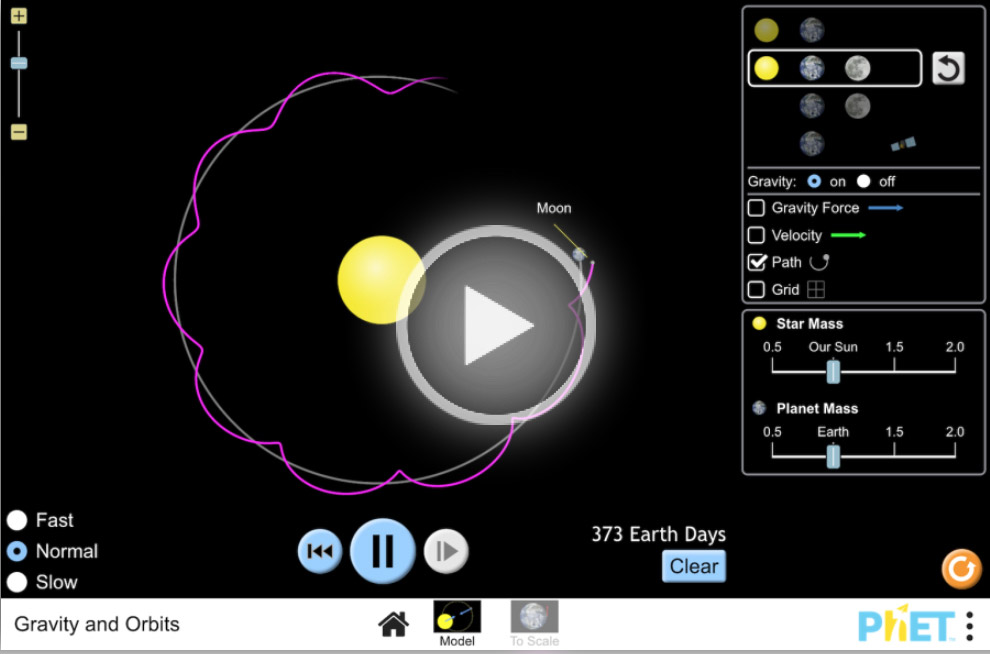 Gravity Orbits Phet Simulation Activity By Misscallin Tpt